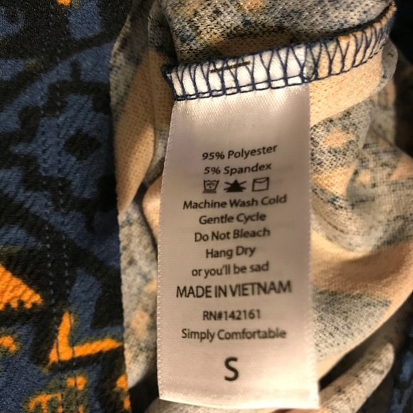 NWT LuLaRoe Small Cassie Multi-Color Pencil Skirt - Picture 3 of 5